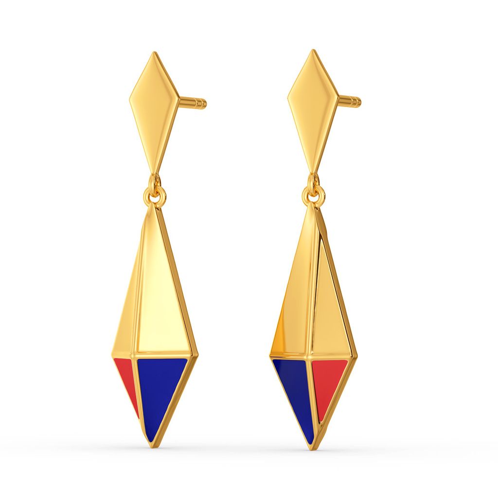 Preppy Revived Gold Earrings
