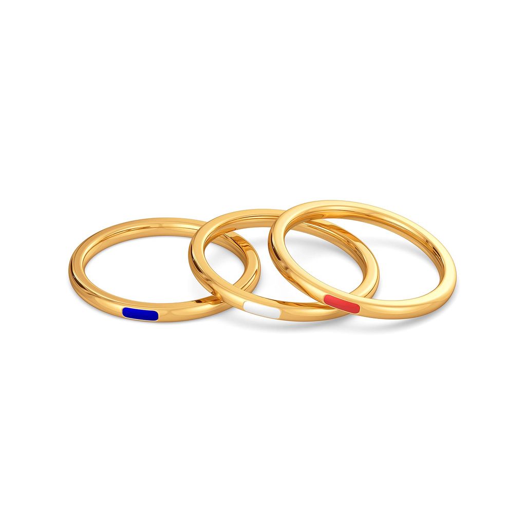 A Prep Step Gold Rings image