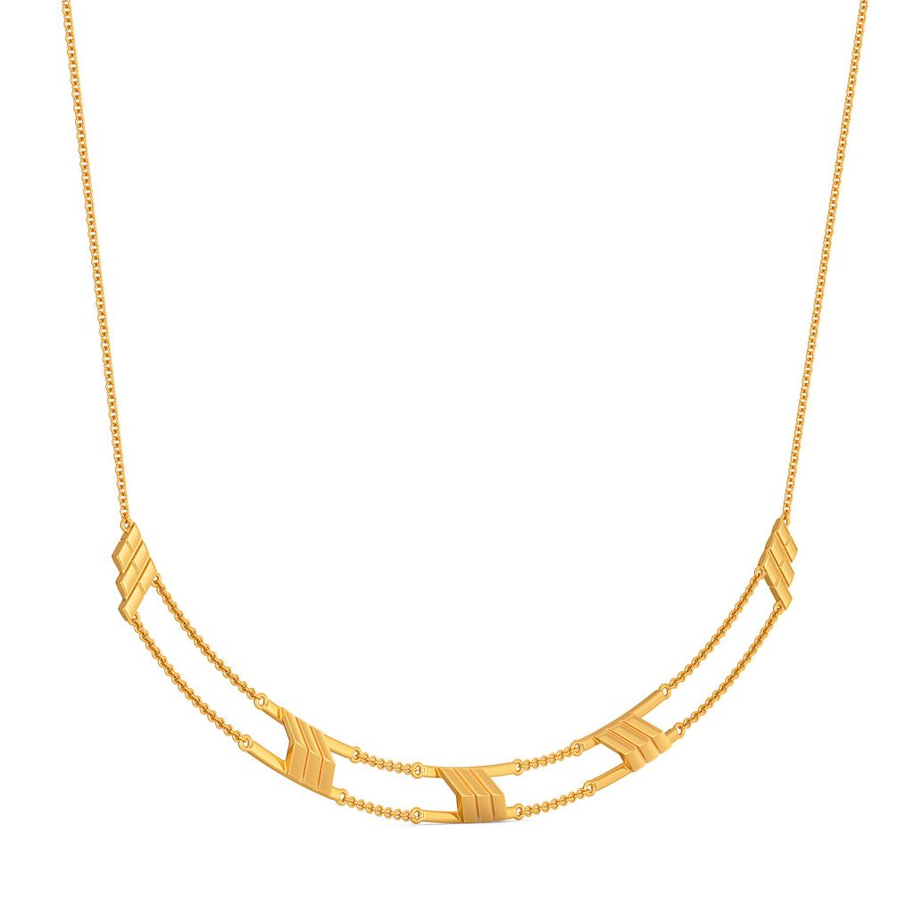 Bold Shoulders Gold Necklaces