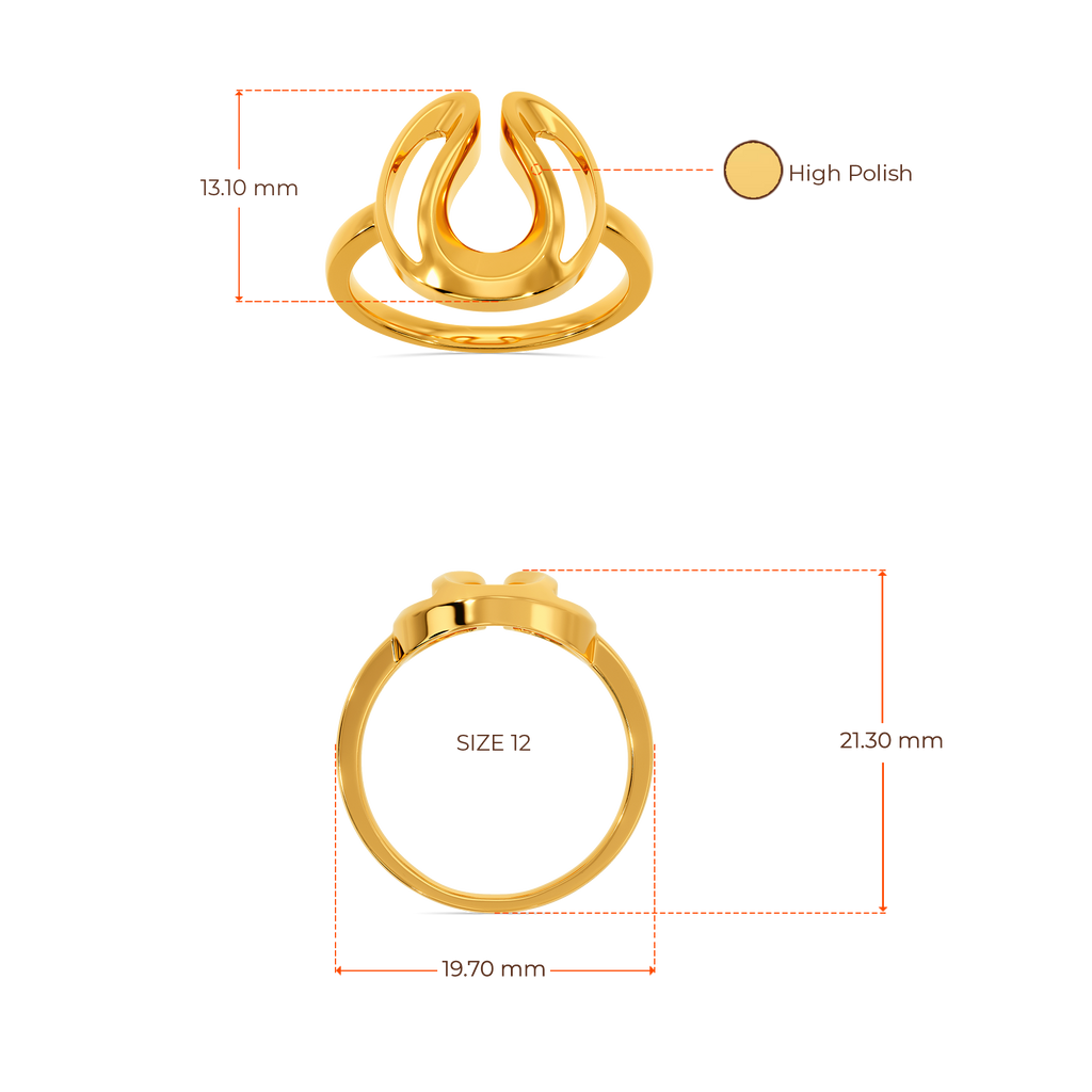 Supersize Your Style Gold Rings image