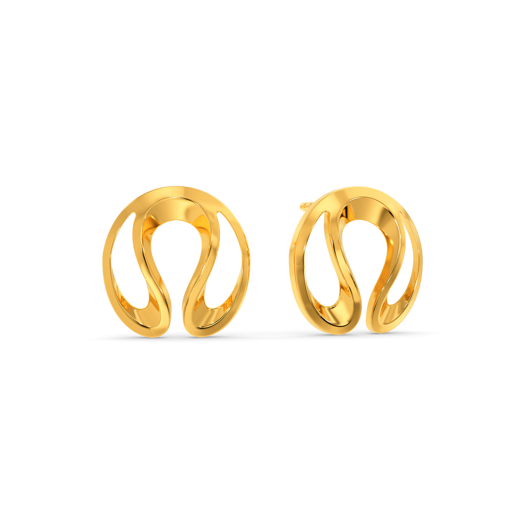 Supersize Your Style Gold Earrings