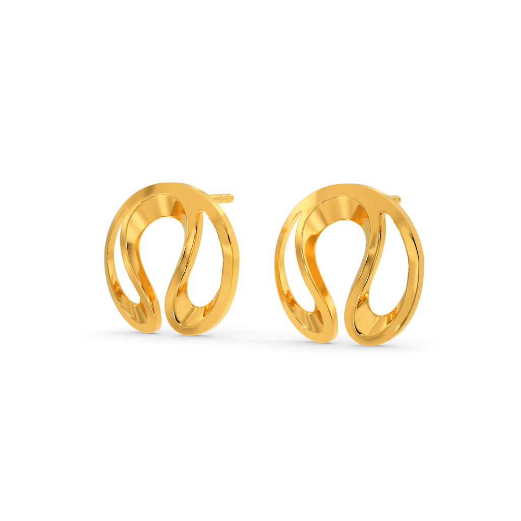 Supersize Your Style Gold Earrings
