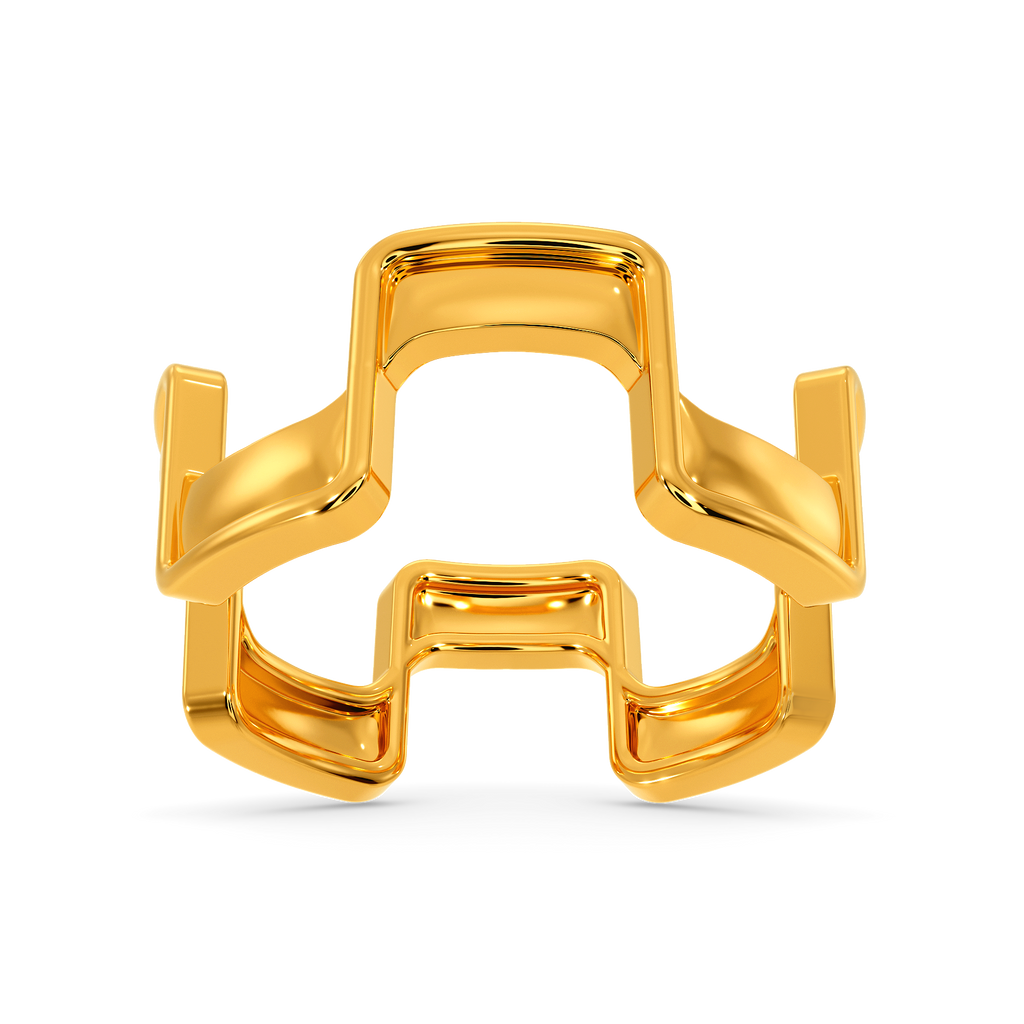 So Very Drapey  Gold Rings alternate view 3
