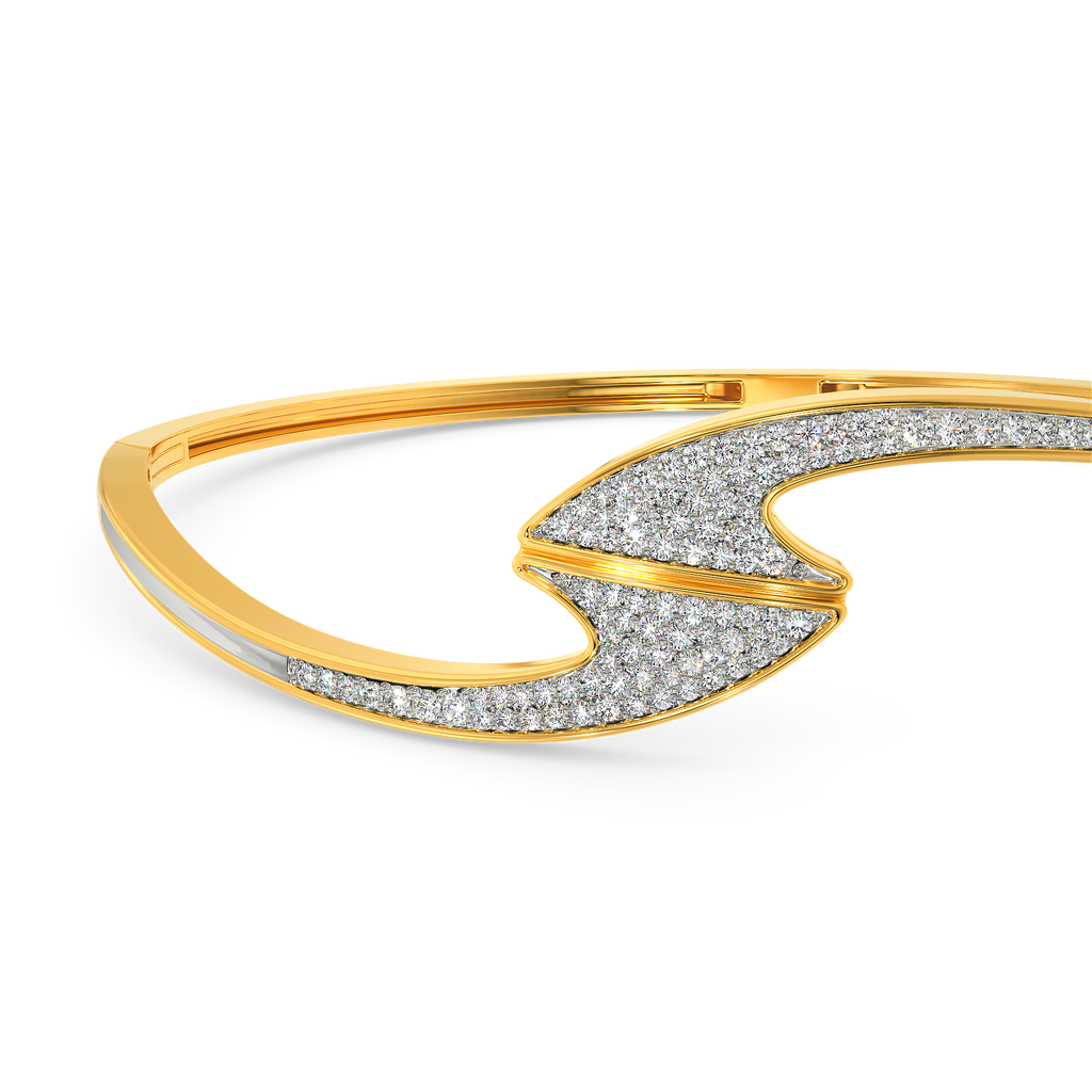 Scale It Up Diamond Bangles