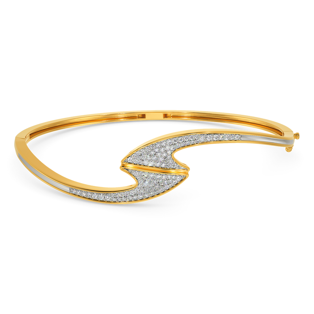 Scale It Up Diamond Bangles