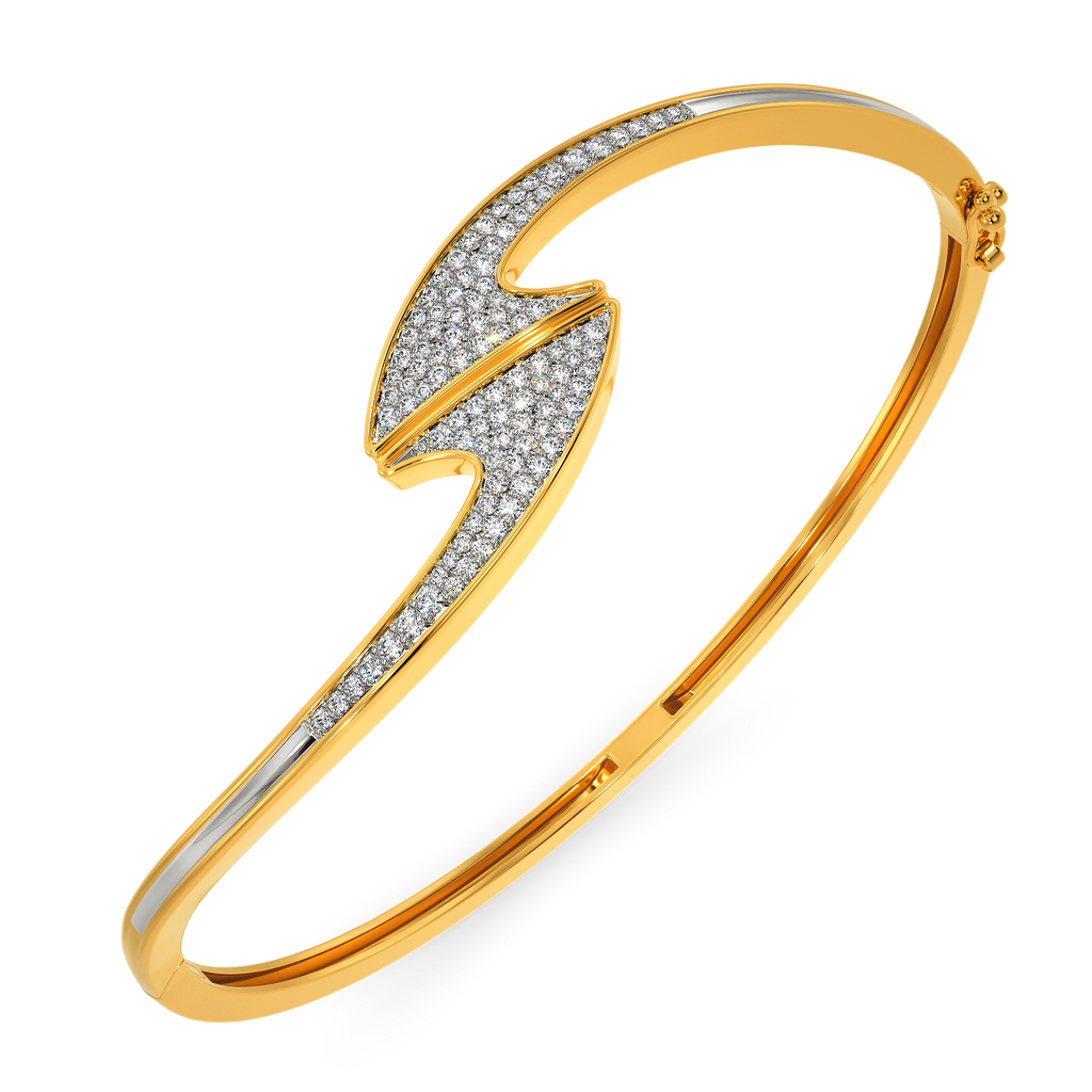 Scale It Up Diamond Bangles