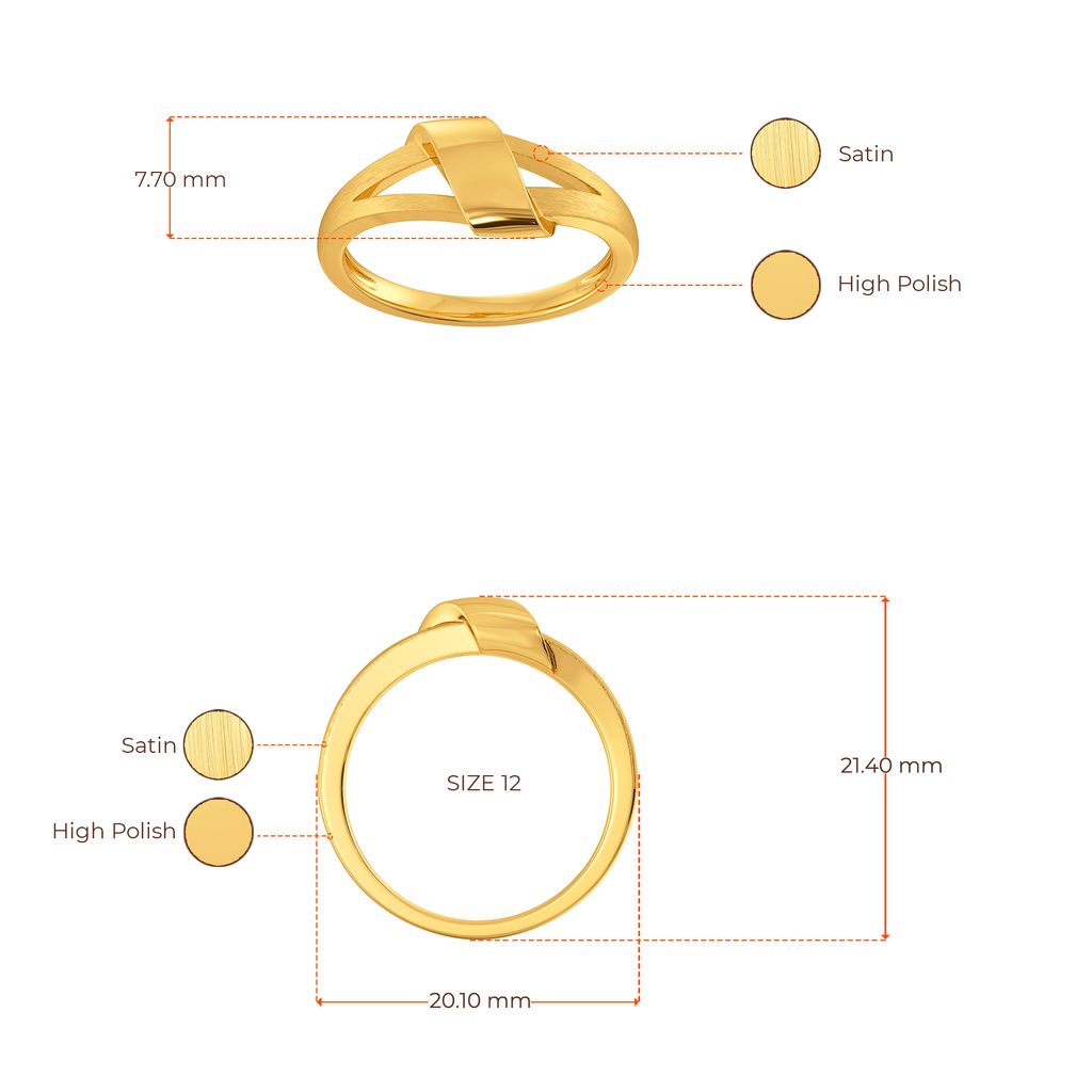 Femme Fiery Gold Rings image