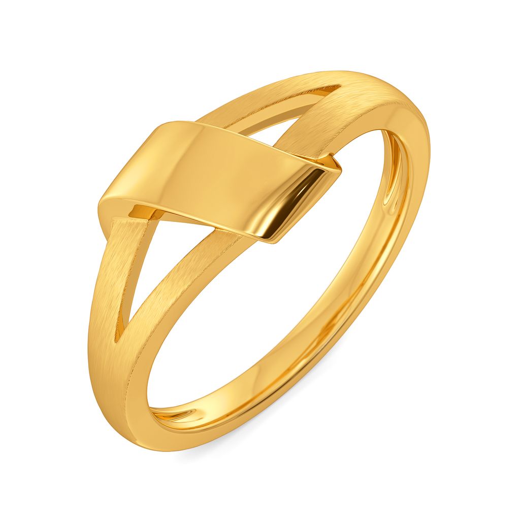Femme Fiery Gold Rings