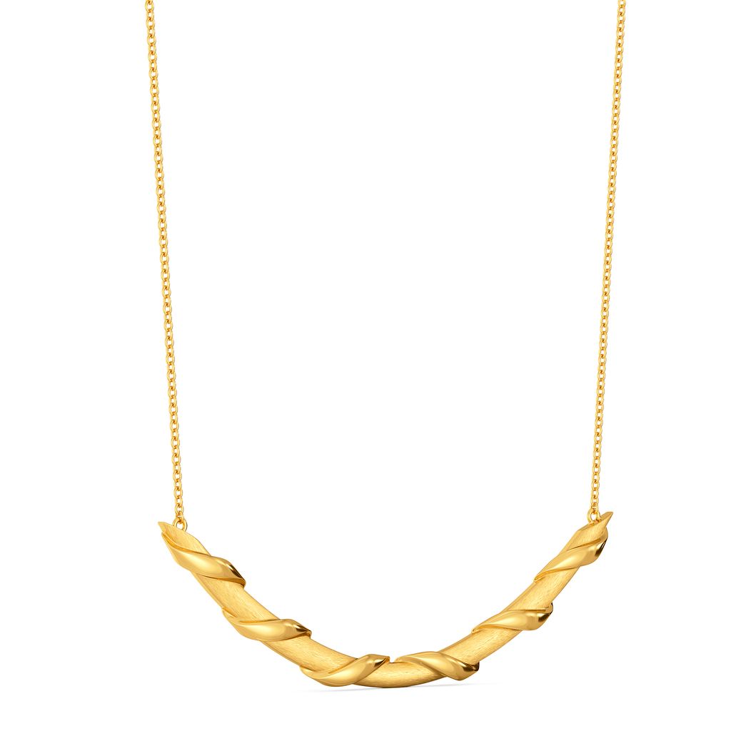 Elevated Edge Gold Necklaces