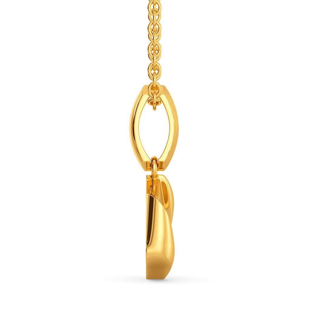 Elevated Edge Gold Pendants