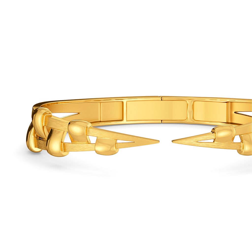 Spear Strike Gold Bangles