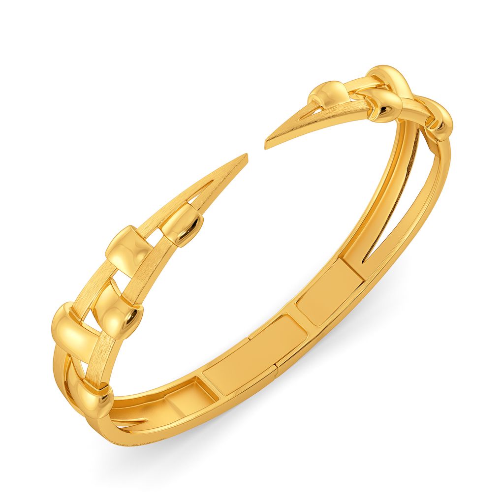 Spear Strike Gold Bangles