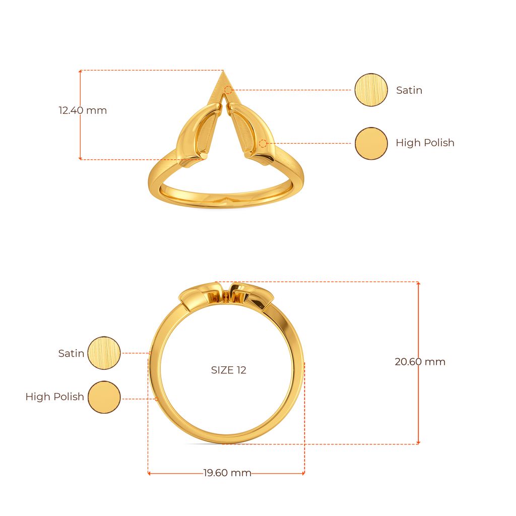 Damsel in Charge Gold Rings image