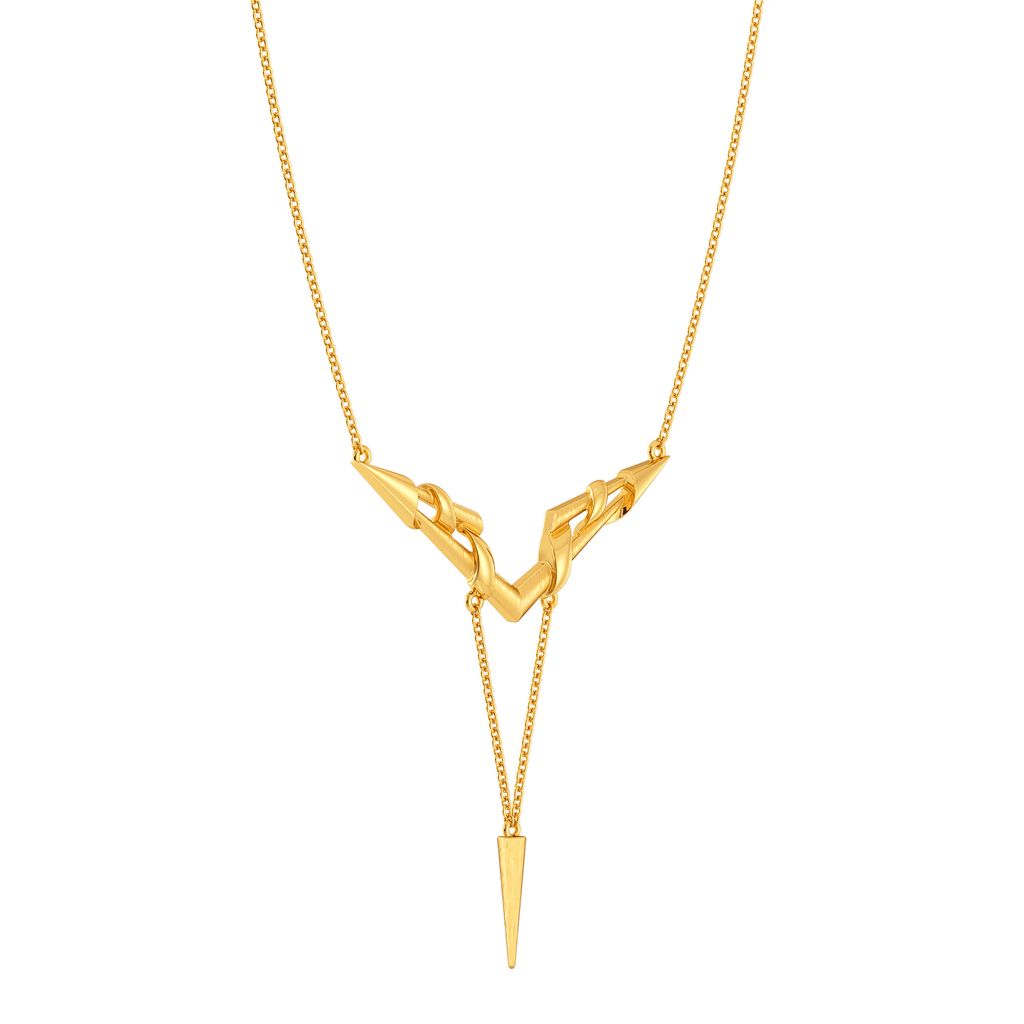 Signature Edge Gold Necklaces