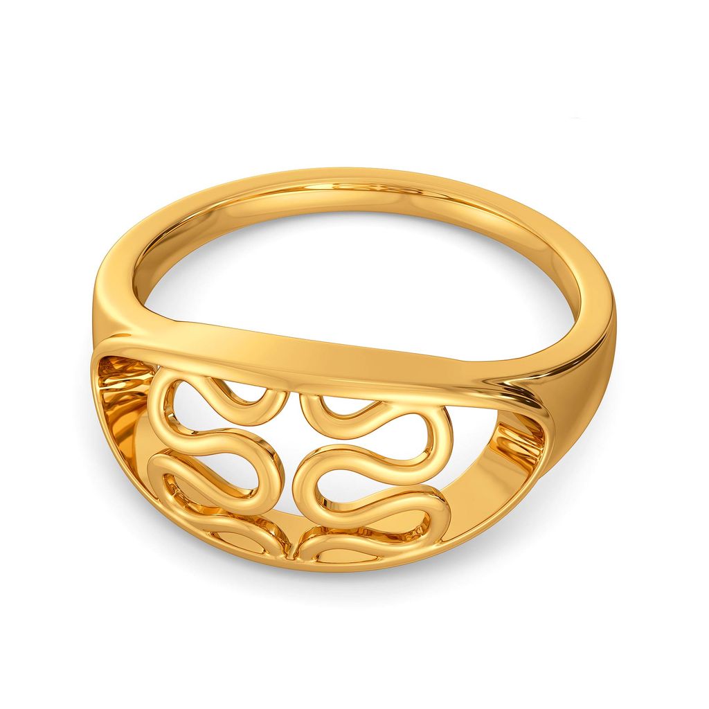 Versatile Knits Gold Rings alternate view 3