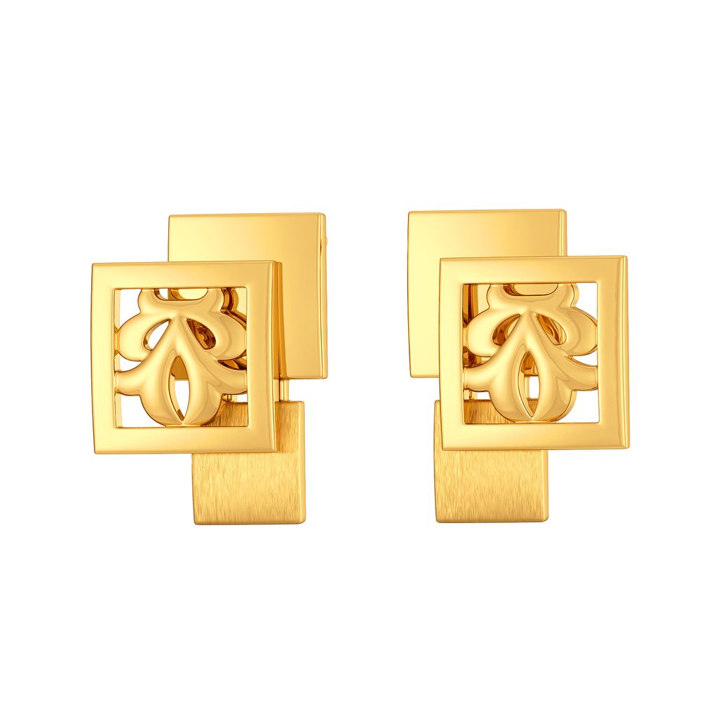 Collar Crowd Gold Earrings
