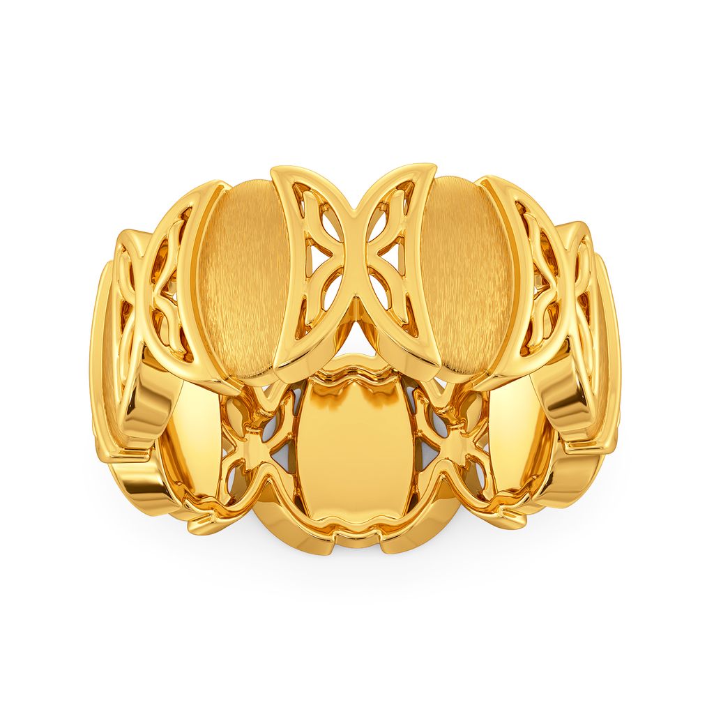 Vintage Poise Gold Rings alternate view 2
