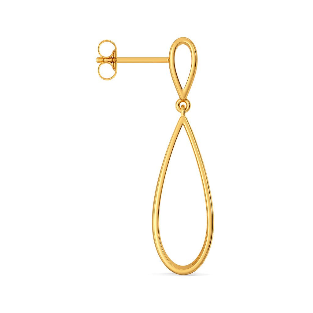 Shawl for Fall Gold Earrings