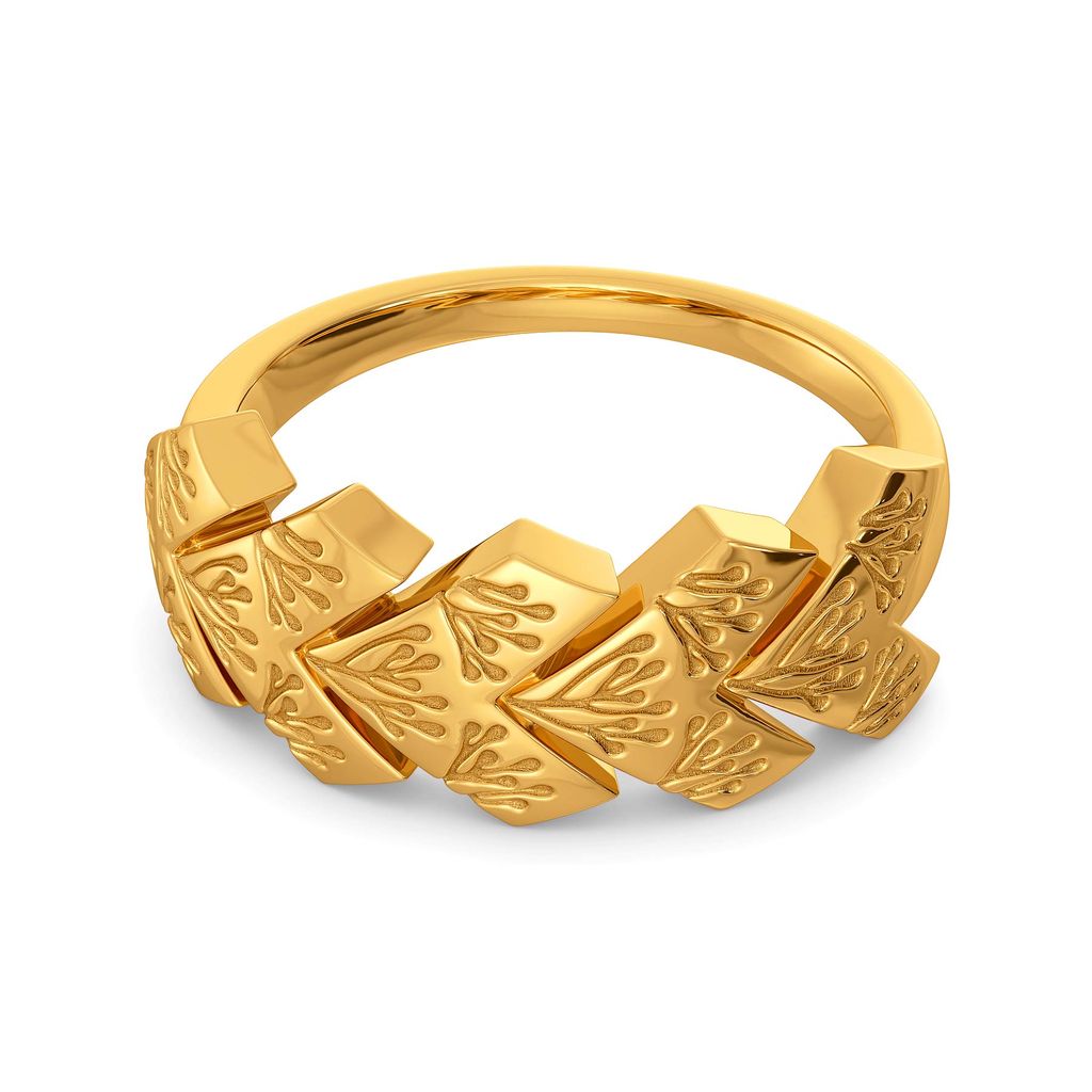 Organic Aura Gold Rings alternate view 3