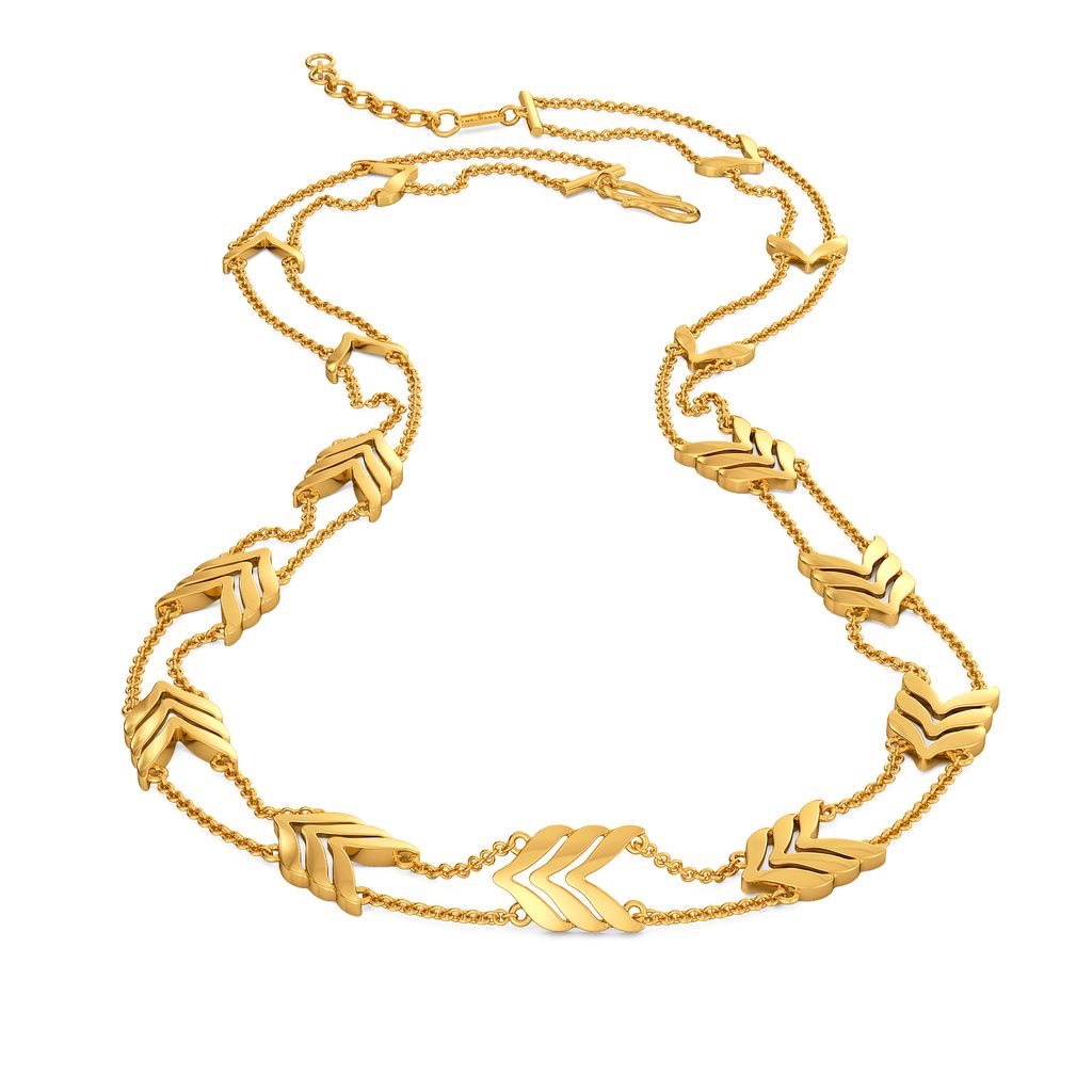 Calm Candors Gold Necklaces