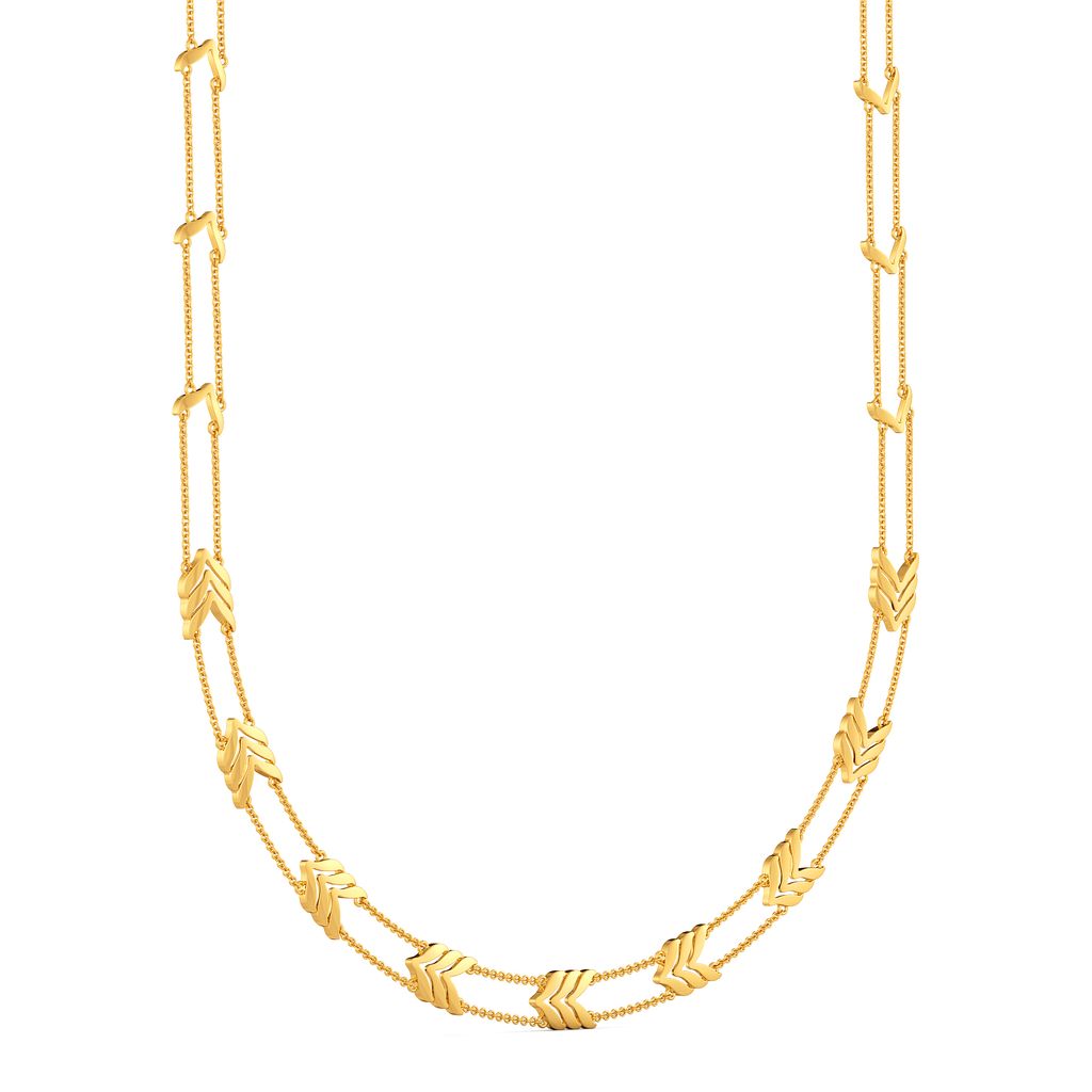 Calm Candors Gold Necklaces