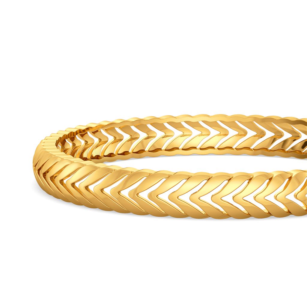 Calm Candors Gold Bangles