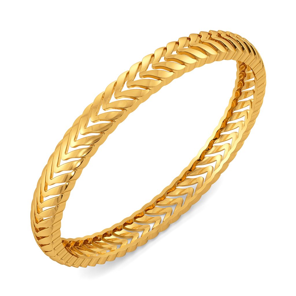 Calm Candors Gold Bangles