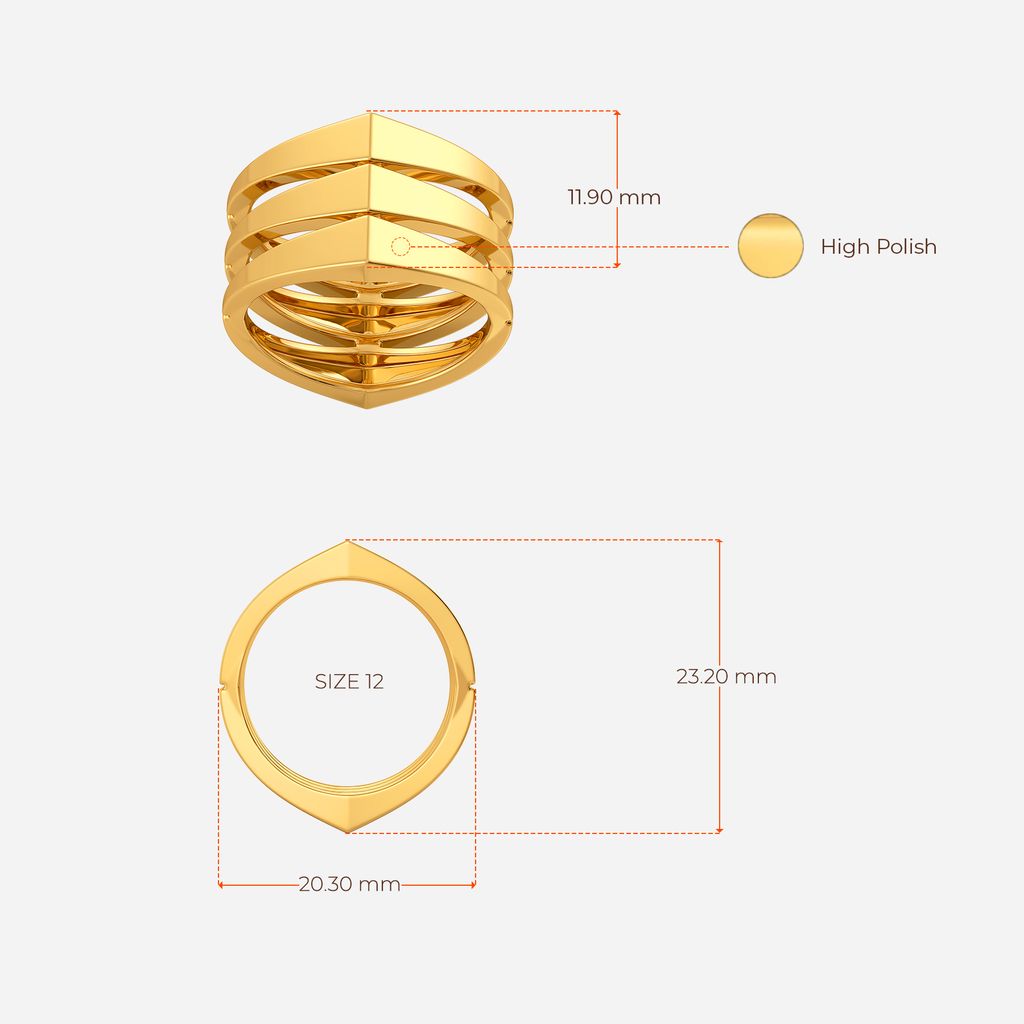 Back To Work Gold Rings image