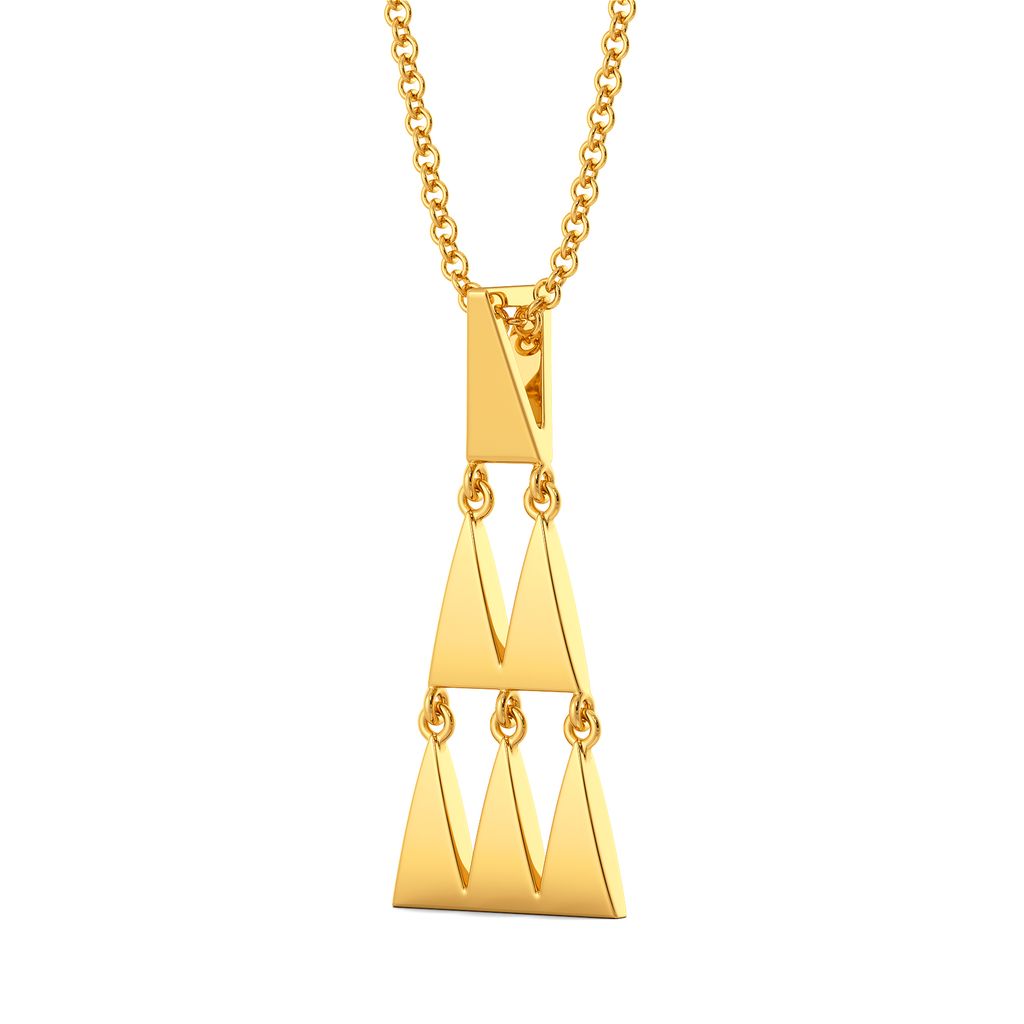 Back To Work Gold Pendants