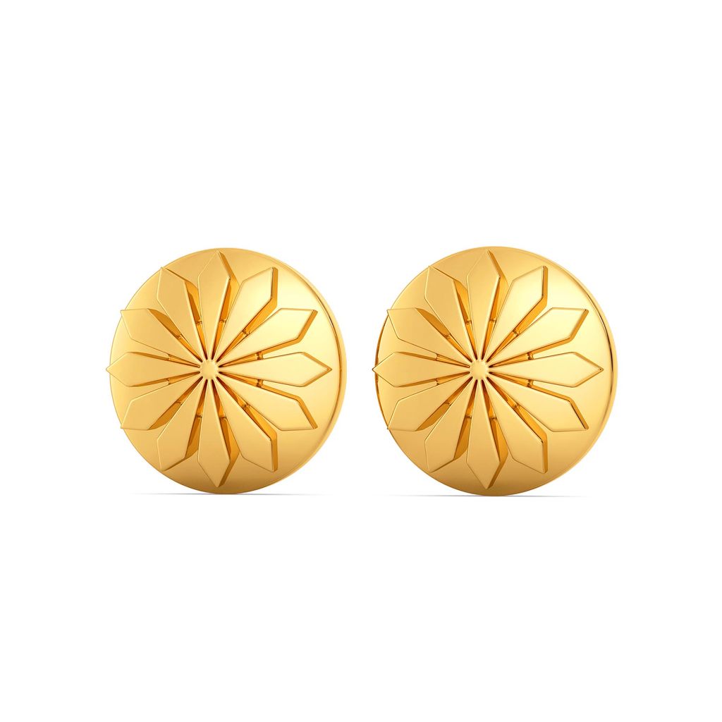 Liberal Weaves Gold Earrings