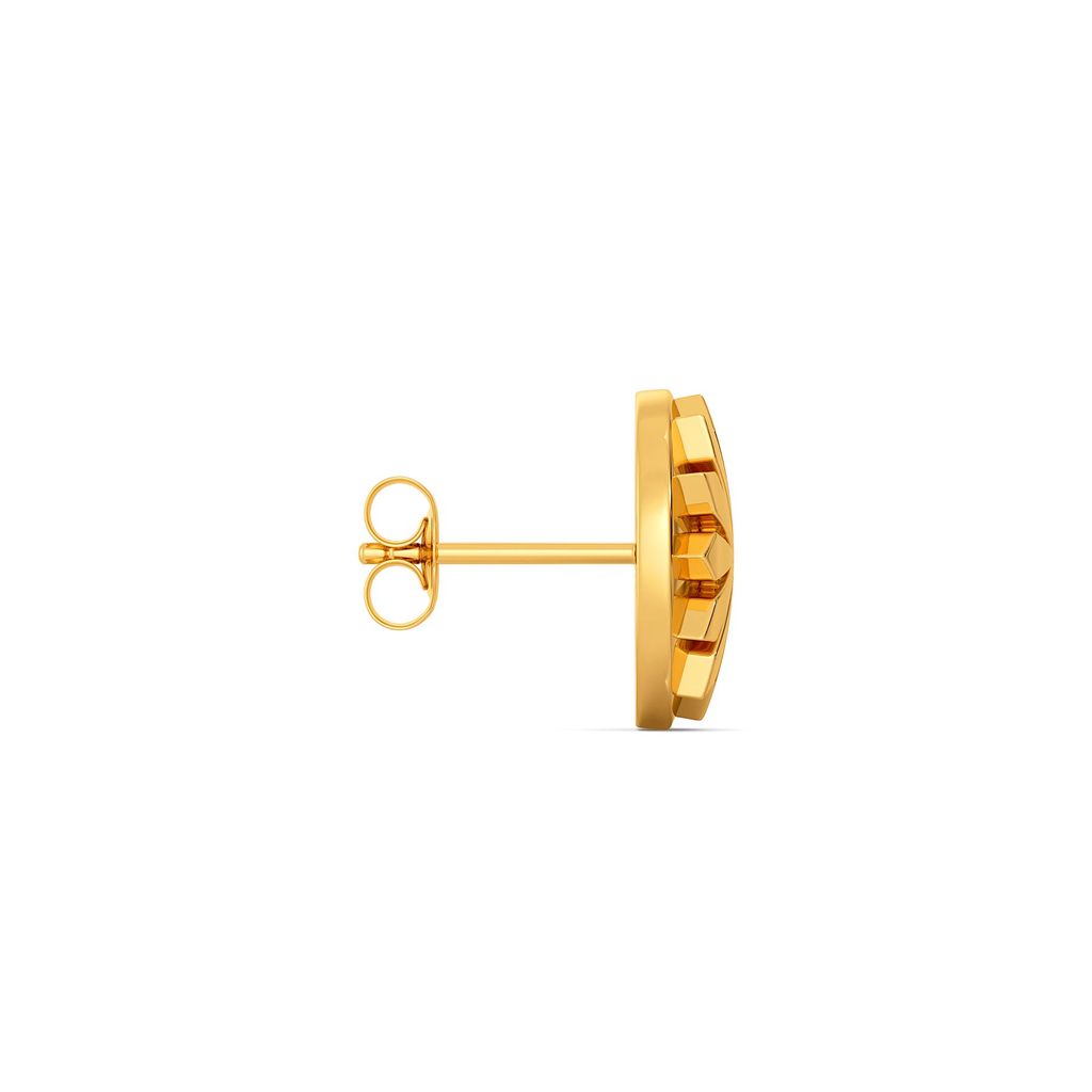 Liberal Weaves Gold Earrings