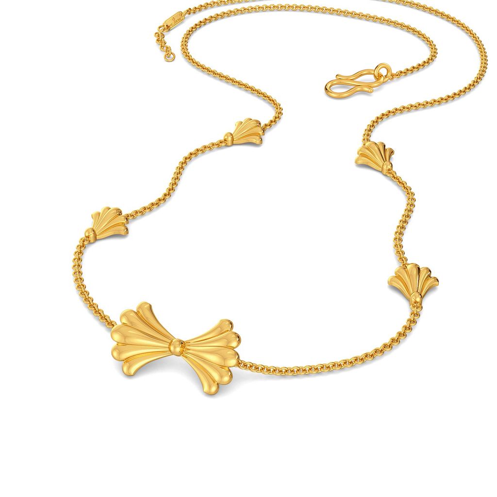 The Calm Palm Gold Necklaces