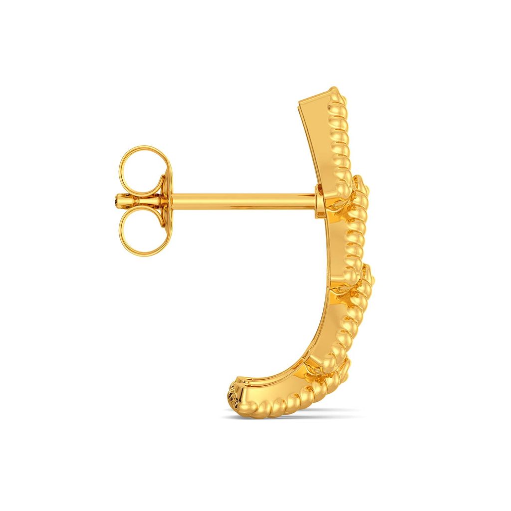 Lily Trilogy Gold Earrings