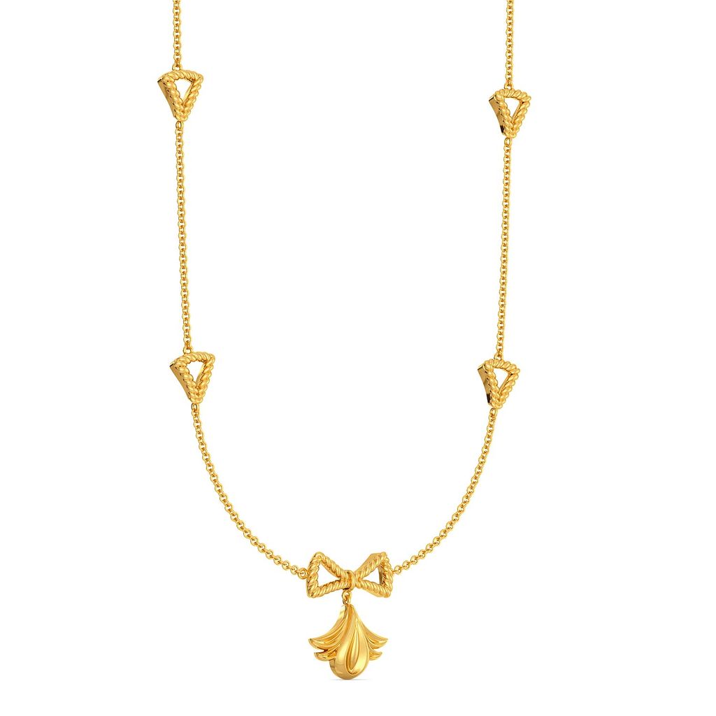 Lily Trilogy Gold Necklaces