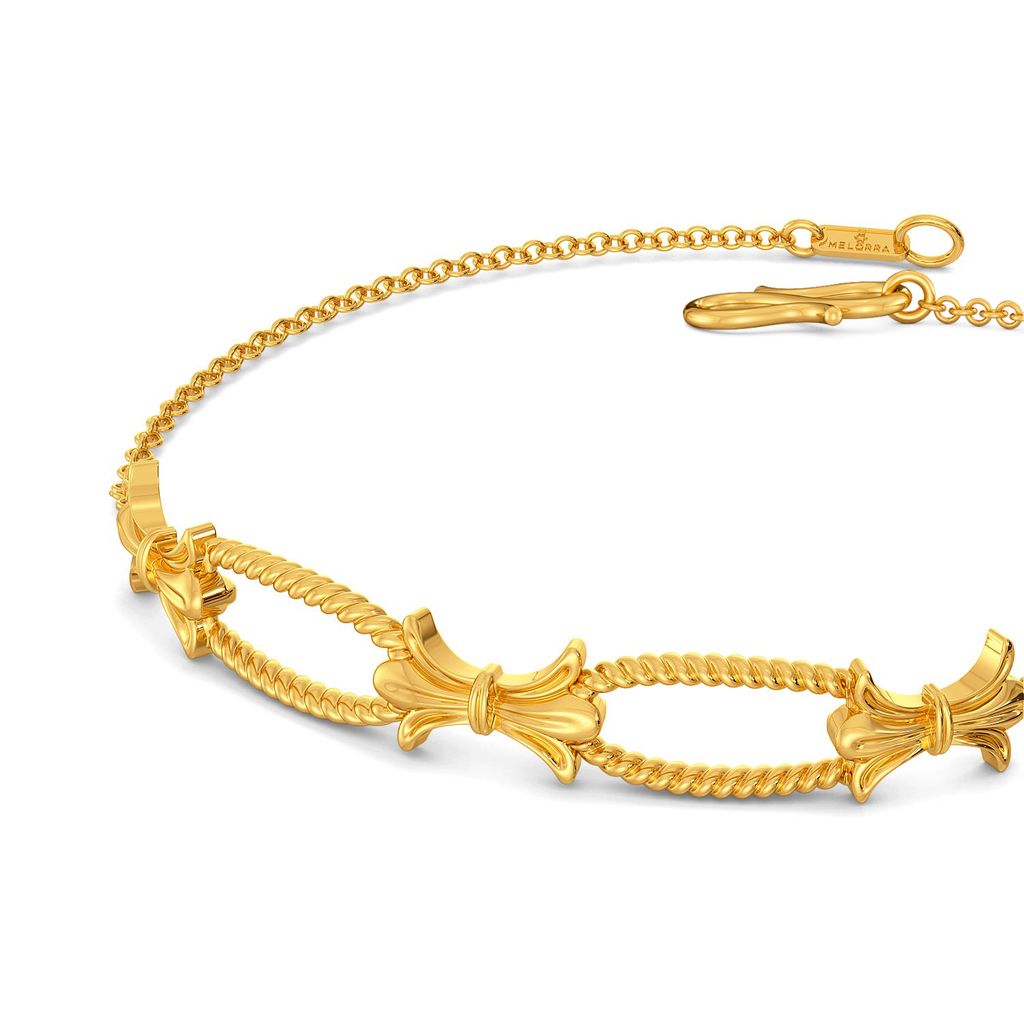 Bow Baroque Gold Bracelets