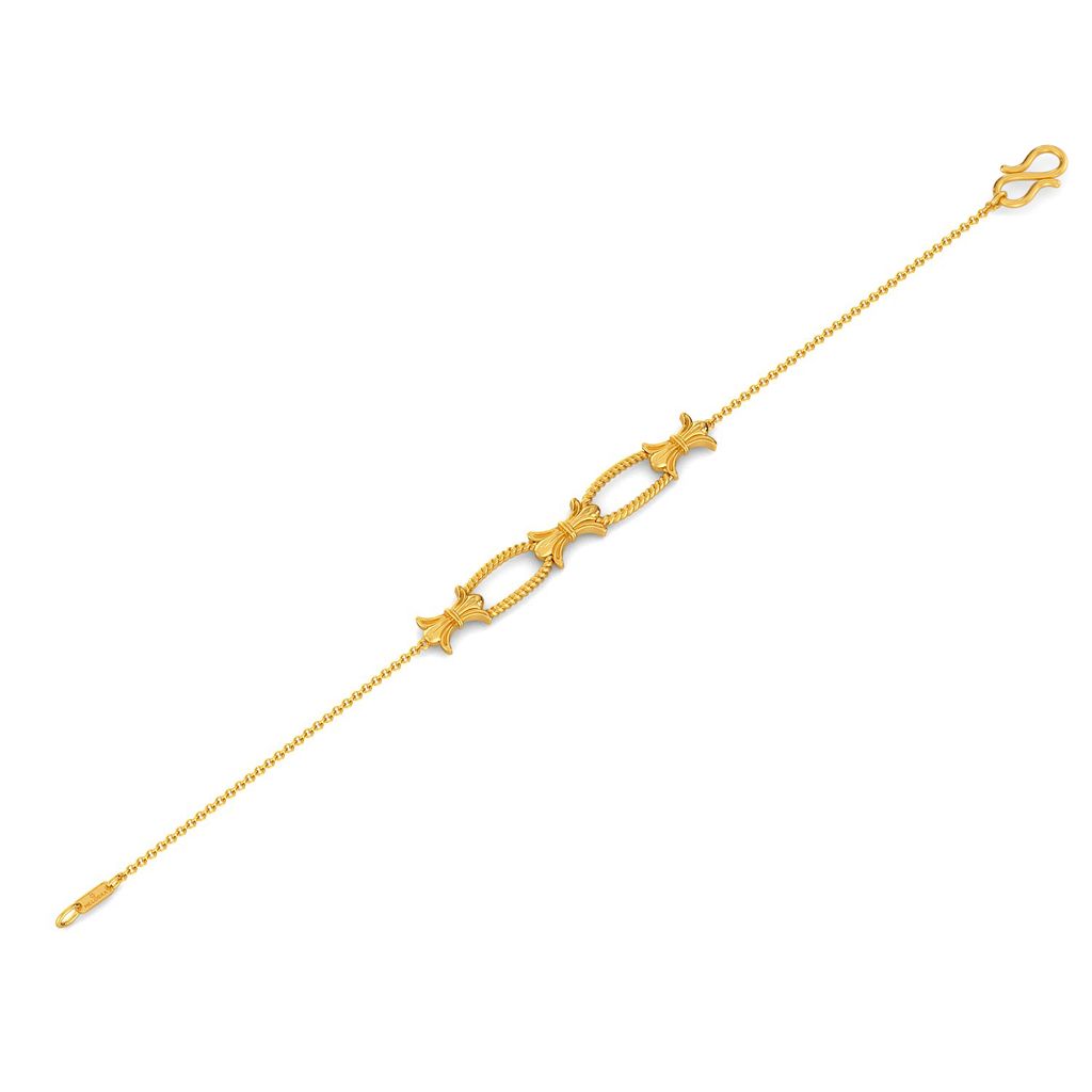 Bow Baroque Gold Bracelets