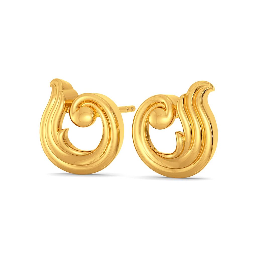 Twist Theory Gold Earrings