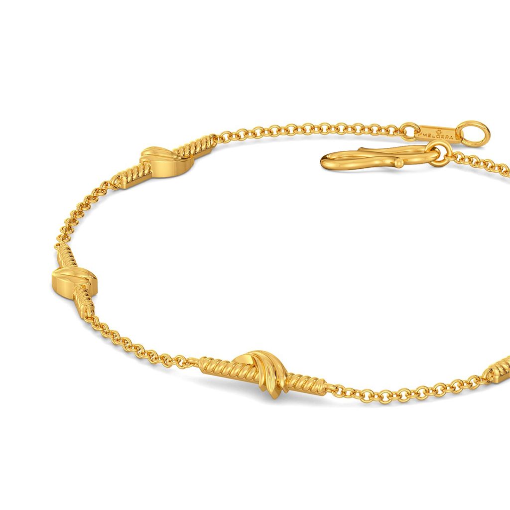 Greek Guilloche Gold Bracelets