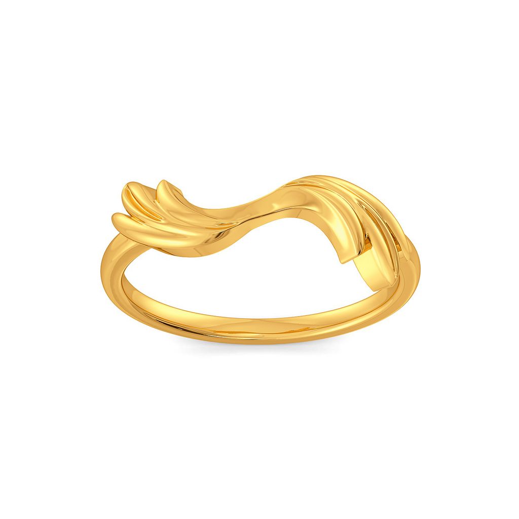 Greek Guilloche Gold Rings alternate view 3