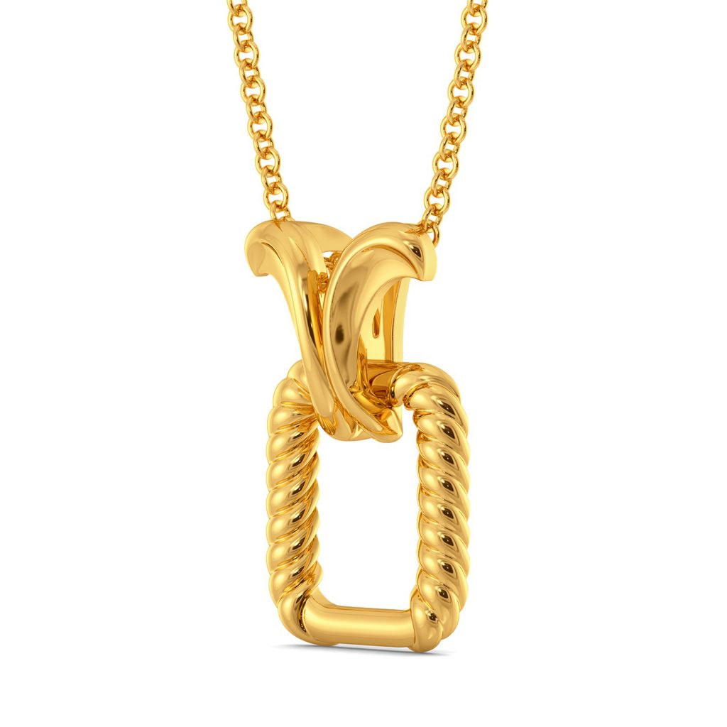 Rosette Fields Gold Pendants