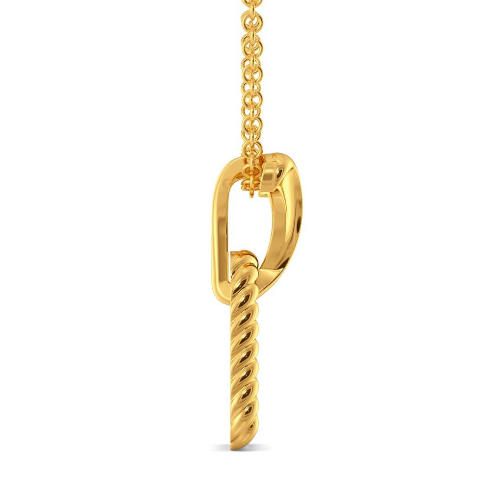 Rosette Fields Gold Pendants
