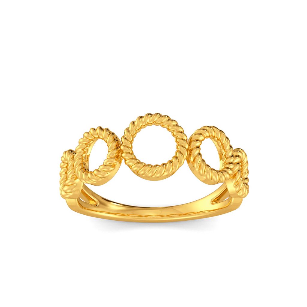 Spinning Fins Gold Rings alternate view 2