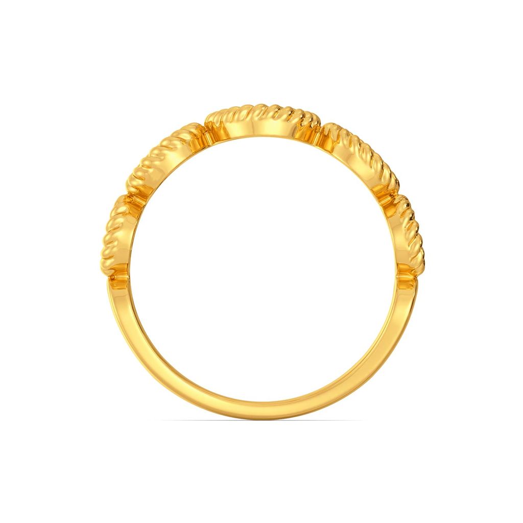 Spinning Fins Gold Rings image