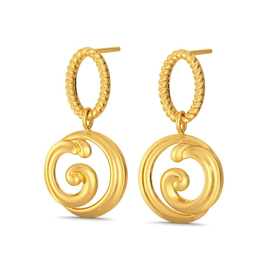 Hooks N Nooks Gold Earrings