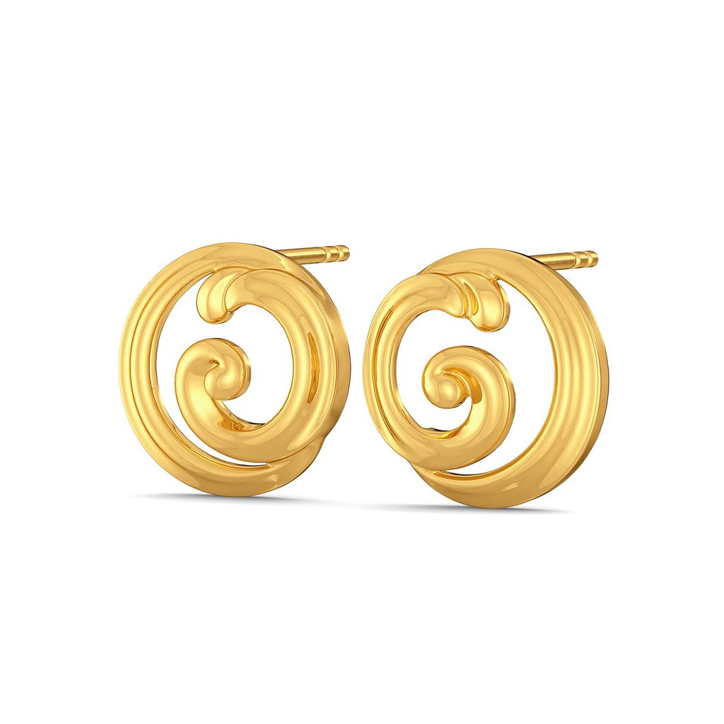 Hooks N Nooks Gold Earrings