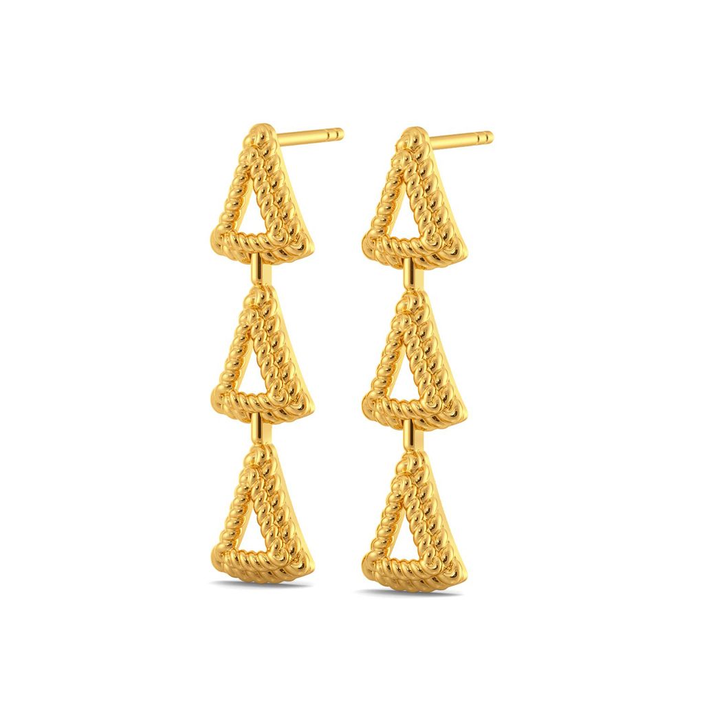 Trinity Fair Gold Earrings