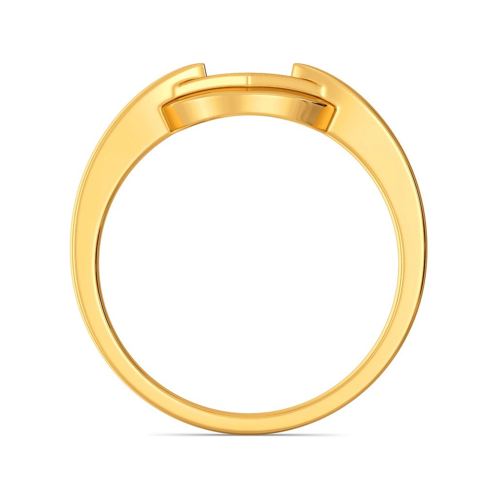 Quirky Work Gold Rings image