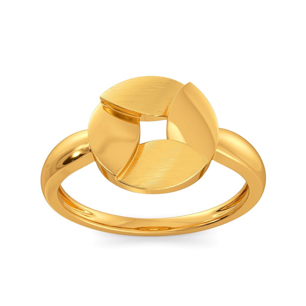 Sequin Subtlety Gold Rings alternate view 3