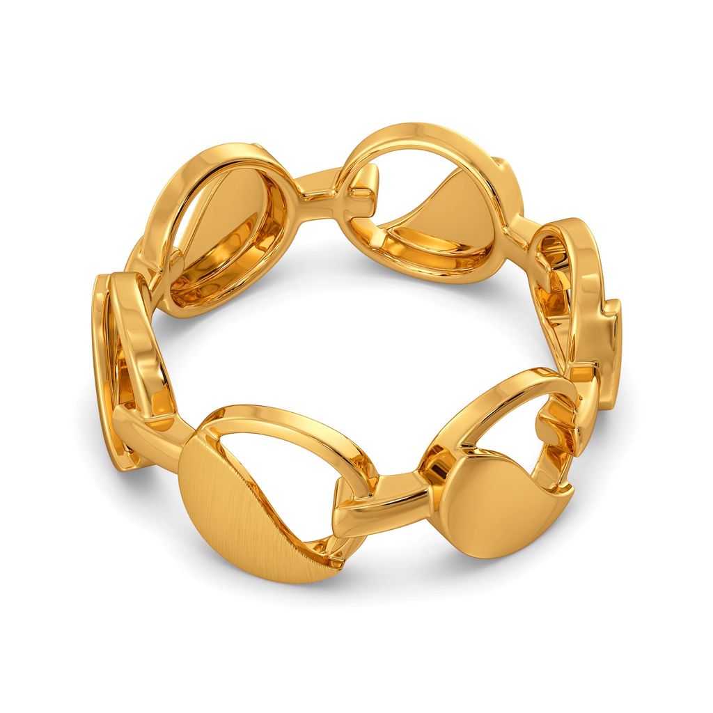Formal Sequins Gold Rings image
