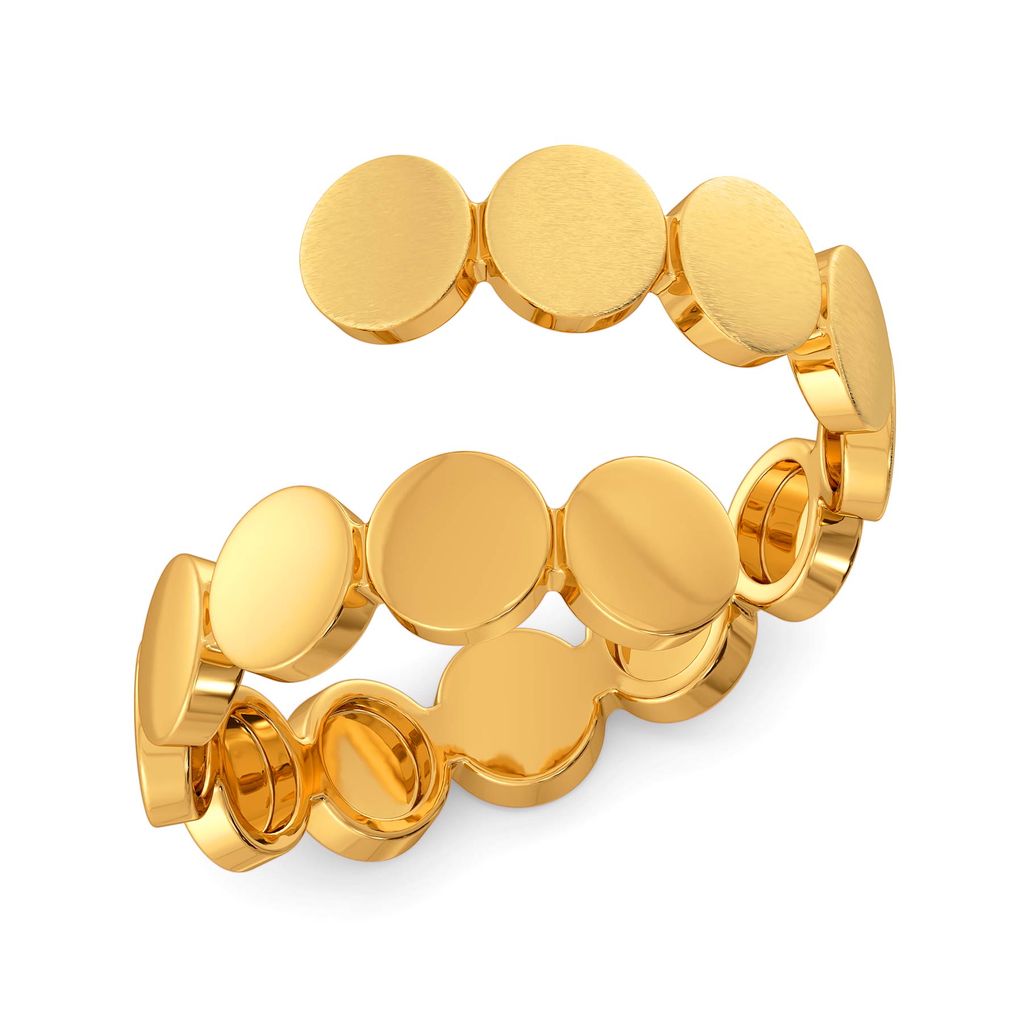 Sequin Meetings Gold Rings image